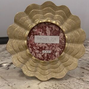 Rachel Zoe Scalloped Gold Frame